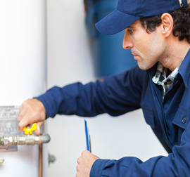 hot water heater install